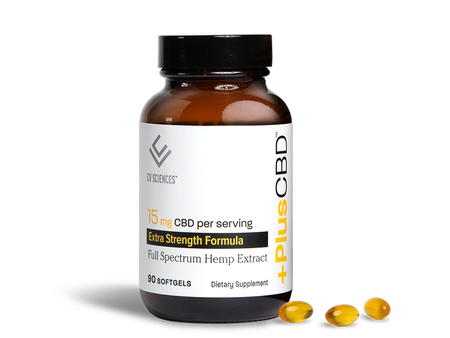 CBD Softgels 15mg 90ct Extra Strength Formula image number null